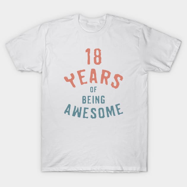 18th birthday gift T-Shirt by RetroArtCulture